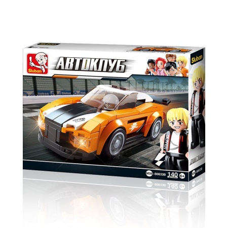 Sluban, Конструктор пластмассовый "Автоклуб: Бобкэт" (140 дет.) M38-B0633B - купить в интернет-магазине «Буратино»