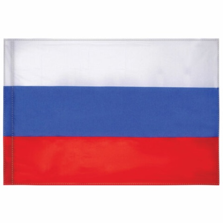Флаг России 90х135 см без герба, ПОВЫШЕННАЯ прочность и влагозащита, флажная сетка, STAFF, 550227 - купить в интернет-магазине «Буратино»