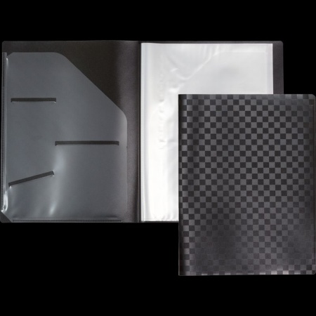 Папка с 020 вкладышами A4 "deVENTE. TOTAL BLACK" A4 , черная 3100300 - купить в интернет-магазине «Буратино»
