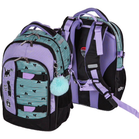Рюкзак "deVENTE. Ergo. Super Cats" школьный 39x28x20 см 7033433 - купить в интернет-магазине «Буратино»