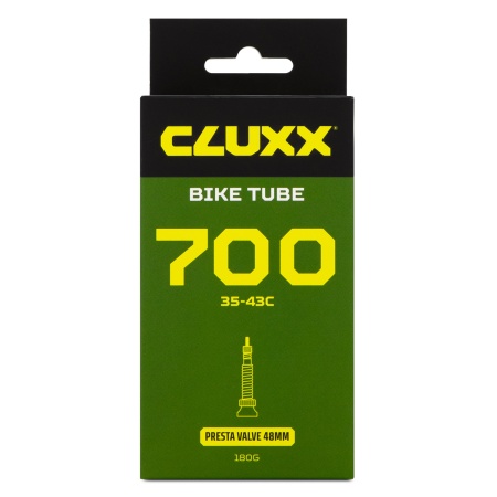Велокамера CLUXX 700×35/43С Presta (FV48) Black - купить в интернет-магазине «Буратино»