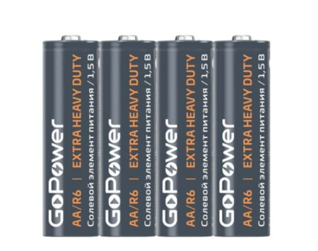 Батарейка GoPower R6  S4 HeavyDuty - купить в интернет-магазине «Буратино»
