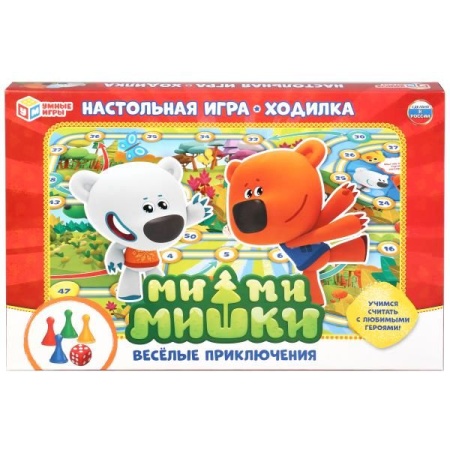 Настольная игра-ходилка Ми-ми-мишки. Веселые приключения. в кор. Умные игры в кор.20шт 4690590101131 - купить в интернет-магазине «Буратино»