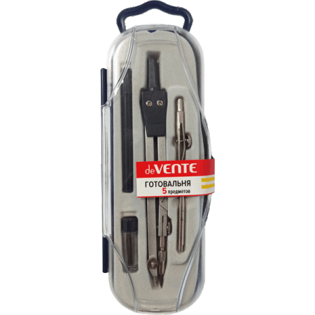 Готовальня "deVENTE" (05 предметов) 5093303 - купить в интернет-магазине «Буратино»