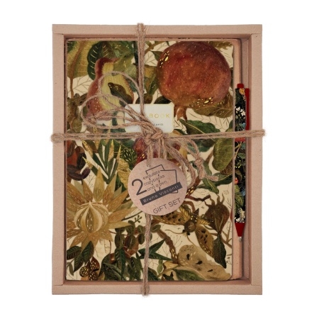 НАБОР ПОДАРОЧНЫЙ "FLORA.Tropical fruits" (ДВЕ ТЕТРАДИ BV И РУЧКА) 7-40-001/160-3 - купить в интернет-магазине «Буратино»