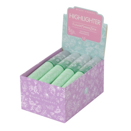ТЕКСТОВЫДЕЛИТЕЛЬ "FLOWER MARKER ZEFIR", МЯТНЫЙ 22-0120 - купить в интернет-магазине «Буратино»