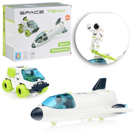 1toy Космический набор 2 в 1 (шаттл свет, звук, фр Т21429 - купить в интернет-магазине «Буратино»