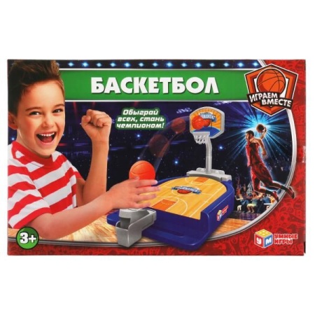 Настольная игра баскетбол кор.26*17*4,7см Умные игры в кор.2*48шт A873021B-R - купить в интернет-магазине «Буратино»