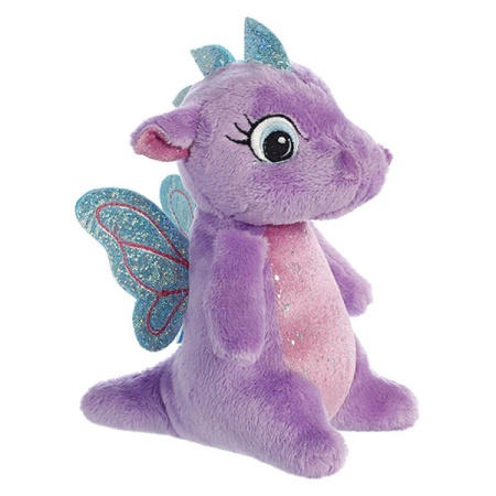 AURORA Игрушка мягкая Дракончик фиол. 16 см 170776H - купить в интернет-магазине «Буратино»
