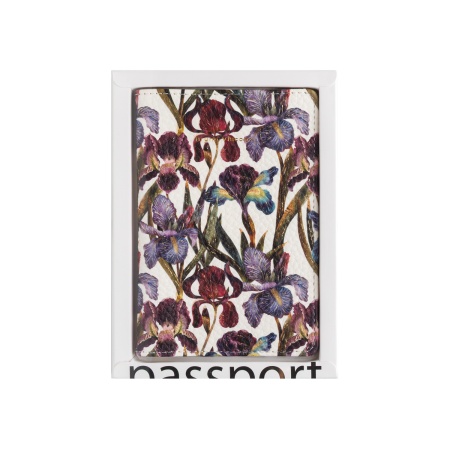 ОБЛОЖКА ДЛЯ ПАСПОРТА "FLORA.Ирисы" 3-620/04 - купить в интернет-магазине «Буратино»