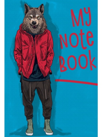 MyArt. БЛОКНОТ в клетку My notebook. Волк 467-0-159-06367-4 - купить в интернет-магазине «Буратино»
