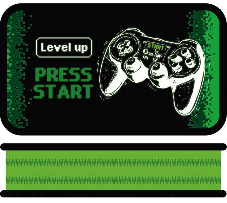 Пенал двухсекционный большой тканевый торец 190/105, LEVEL UP - купить в интернет-магазине «Буратино»