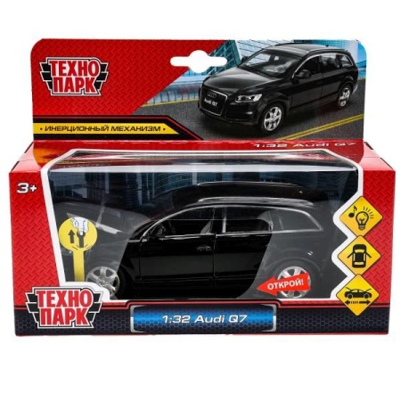 Машина металл свет-звук AUDI Q7, 15,4 см, двери, капот, багажник, инерция Технопарк в кор.2*24шт SB- - купить в интернет-магазине «Буратино»