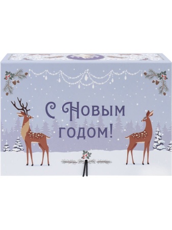 Коробка-книга Лесные олени (120х180х50) "Собственная разработка" КК-7005 КК-7005 - купить в интернет-магазине «Буратино»