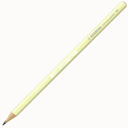 КАРАНДАШ Ч/ГР STABILO SCHWAN PASTEL 421 КРУГЛЫЙ, HB. КОРПУС ПАСТЕЛЬ ЖЕЛТЫЙ 421/HB-1 - купить в интернет-магазине «Буратино»
