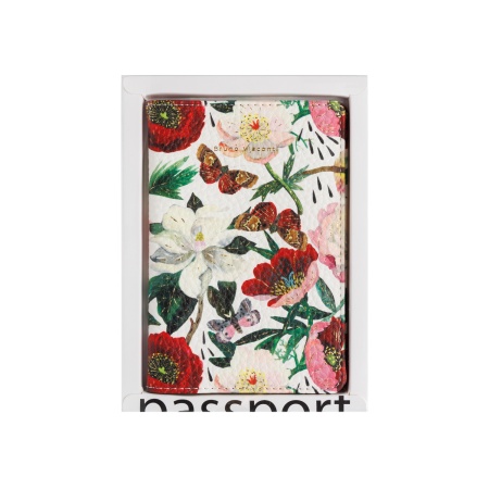 ОБЛОЖКА ДЛЯ ПАСПОРТА "FLORA.Пионы" 3-620/02 - купить в интернет-магазине «Буратино»