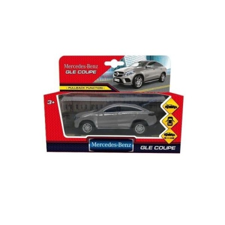 Машина металл MERCEDES-BENZ GLE COUPE длин 12 см, двери, багажн, серый, кор. Технопарк в кор.2*36шт - купить в интернет-магазине «Буратино»