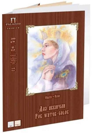 Папка д/акварели "Ольга", А-4, 200г/м2, 10л. (5л слон.кость, 5л белая)/10/
 П-5576 - купить в интернет-магазине «Буратино»
