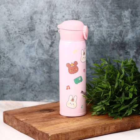 Термос ?Flower blast?, pink (500 ml) BWQ055-02 - купить в интернет-магазине «Буратино»