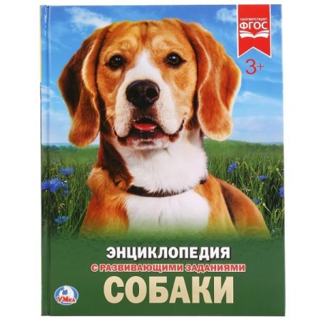 Собаки. (Энциклопедия А4 с развивающими заданиями). Формат: 197х255 мм. 48 стр. Умка в кор.15шт - купить в интернет-магазине «Буратино»