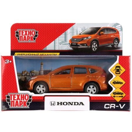 Машина металл "HONDA CR-V", длина 12см, открыв. двери, инерц, золотой, в кор. Технопарк в кор.2*36шт - купить в интернет-магазине «Буратино»