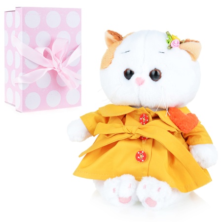Кошка Ли-Ли BABY в плаще и с сердечком LB-048 - купить в интернет-магазине «Буратино»