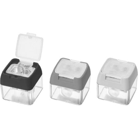 Точилка для карандашей "deVENTE. Keyboard Keys" , 2 отверстия пластмассовая с контейнером 4071319 - купить в интернет-магазине «Буратино»