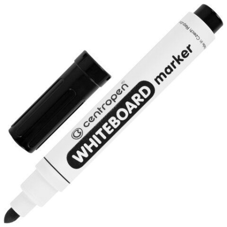 Маркер стираемый для белой доски ЧЕРНЫЙ, CENTROPEN "Dry-Wipe", 2,5 мм, 8559, 5 8559 0112 - купить в интернет-магазине «Буратино»