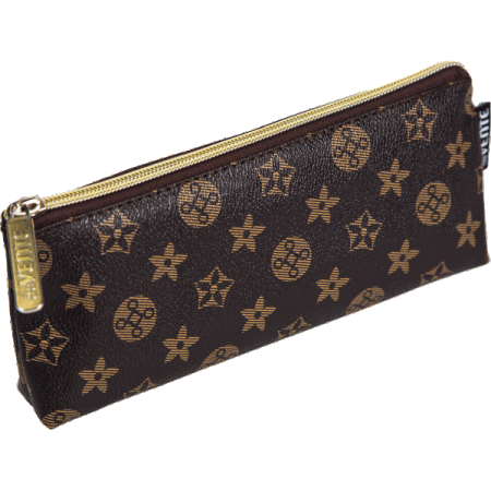 Пенал "deVENTE. Monogram" 21x8x3,5 см, треугольный, коричневый 7026441 - купить в интернет-магазине «Буратино»