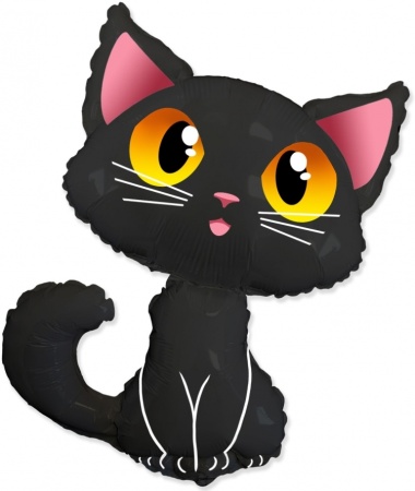 FM 36" Фигура Котенок, Черный (в упаковке) / 1 шт / Испания 901851 - купить в интернет-магазине «Буратино»