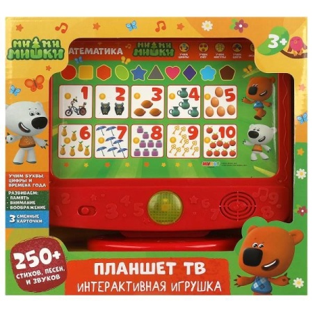 Умный телевизор Ми-ми-мишки 250 стихов,песен,звуков.кор.бат Умка в кор.36шт HT1006-R1 - купить в интернет-магазине «Буратино»
