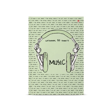 БЛОКНОТ-ПРЕСТИЖ  А5. 80 Л. "SOUNDMANIA" 3-80-072/32 - купить в интернет-магазине «Буратино»