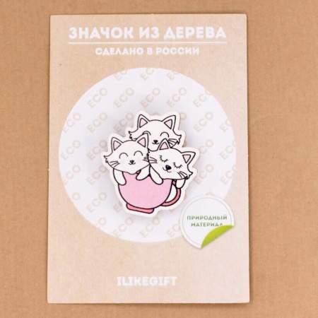 Значок Kittens in a Cup 15211 - купить в интернет-магазине «Буратино»
