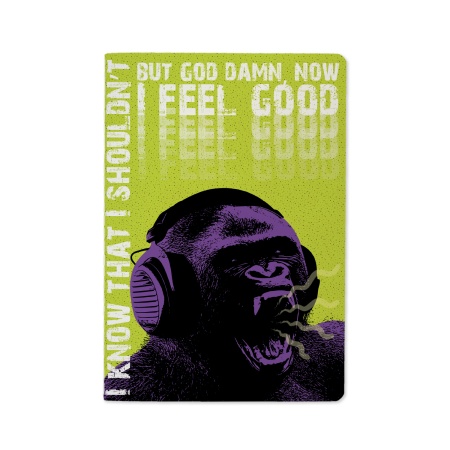 ТЕТРАДЬ А5, Bruno Visconti "GORILLAS AND MUSIC" 40л. клетка 7-40-001/49 - купить в интернет-магазине «Буратино»
