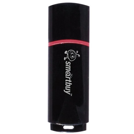 Флеш-диск 16 GB, SMARTBUY Crown, USB 2.0, черный, SB16GBCRW-K - купить в интернет-магазине «Буратино»