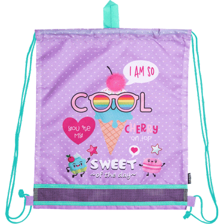Сумка для сменной обуви "deVENTE. Sweet" 40x47 см, , с вставкой из пластиковой сетки для вентиляции, - купить в интернет-магазине «Буратино»