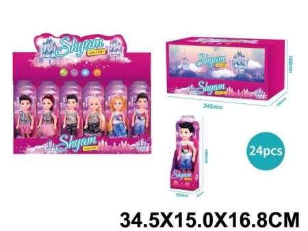 Кукла малышка LY583-A в ассорт. (шоубокс 24 шт/ цена за шт) 2452370 - купить в интернет-магазине «Буратино»