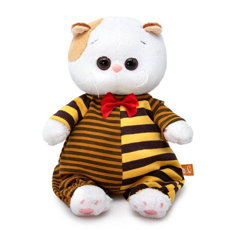Кошка Ли-Ли BABY в полосатом комбинезоне LB-126 - купить в интернет-магазине «Буратино»