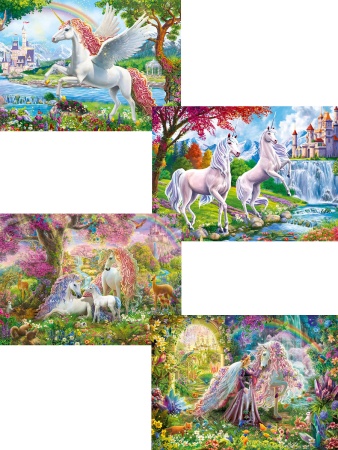 ПАЗЛЫ 120 элементов. ЕДИНОРОГИ №7 (Арт. П120-2010) кратно 8 П120-2010 - купить в интернет-магазине «Буратино»