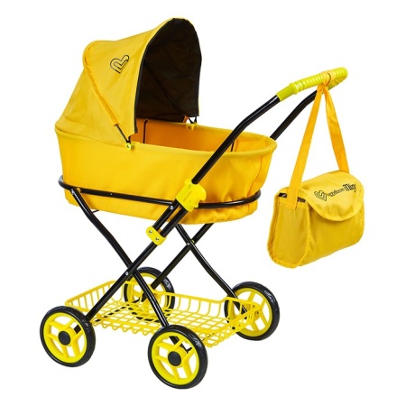 Коляска д/куклы 8019-1175 Микси Багги Бум Mixy Buggy Boom жёлтый классическая. 8019-1175 - купить в интернет-магазине «Буратино»