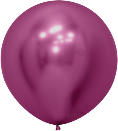 S 24" Хром Рефлекс Фуксия, (Зеркальные шары) / Reflex Fuchsia / 1 ШТУКА / Колумбия  224912-1 - купить в интернет-магазине «Буратино»