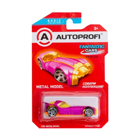 Машинка коллекционная 1:64, Серия FANTASTIC CARS, B/FAN-011, розовый, 1/24/48 B/FAN-011 PINK - купить в интернет-магазине «Буратино»