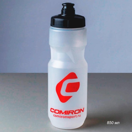 Бутылка для воды COMIRON "Advance"  Прозрачная.  с одноцветным принтом.850 мл. /711620 / FWCPE-281Сt - купить в интернет-магазине «Буратино»
