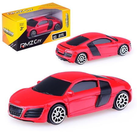Машина Audi R8 V10 1:64 без механизмов металлическ 344996S-RD - купить в интернет-магазине «Буратино»