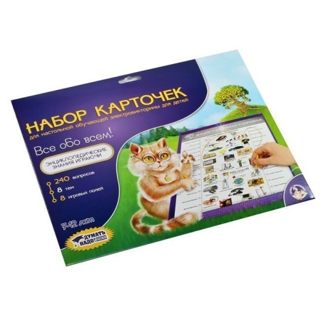 Набор карточек к электровикторине: Все обо всем 03781 03781 - купить в интернет-магазине «Буратино»