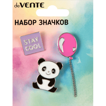 Набор значков "deVENTE. Panda" эмалированные 8092129 - купить в интернет-магазине «Буратино»