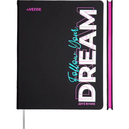 Дневник "deVENTE. Dream" универсальный блок, 48 листов, твердая обложка из искусственной кожи 202045 - купить в интернет-магазине «Буратино»