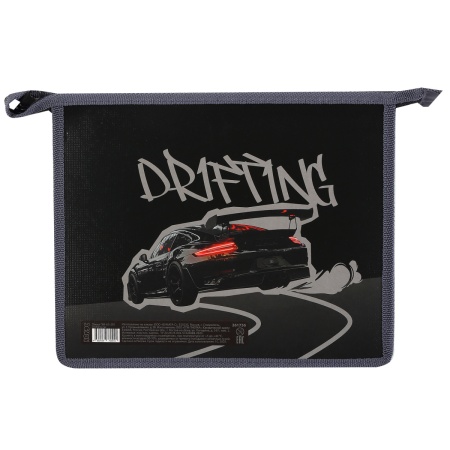 Папка для тетрадей А5 пластик/картон молния сверху 1 отделение Drifting car КОКОС ПМ-А5-291/261756 - купить в интернет-магазине «Буратино»