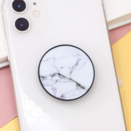 Попсокет "Marble", white 5783002 - купить в интернет-магазине «Буратино»