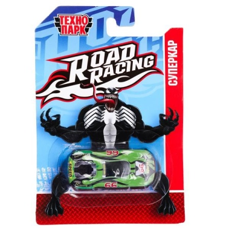 Машина металл ROAD RACING СУПЕРКАР веном 7,5 см, в ассорт, блист., инерц Технопарк в кор.2*100шт RR- - купить в интернет-магазине «Буратино»